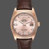 Super Clone Men's Rolex Day Date 36-m128236 0006, Pink Roman, Pink