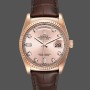 Super Clone Men's Rolex Day Date 36-m128236 0006, Pink Roman, Pink