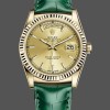 Super Clone Unisex's Rolex Day Date 36-m128399TBR 0019, White Gold, Diamond Bezel, White Dial, White