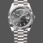 Super Clone Men's Rolex Day‑Date 40-M228239 0060, 18K White Gold, Slate Dial, Men’s Grey Dial