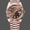 Super Clone Men's Rolex Day‑Date 40-m228235 0003, 18K Everose Gold, President, Chocolate Dial, Chocolate Dial