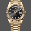 Super Clone Men's Rolex Day‑Date 40-m228238 0067, Yellow Gold, President, Black Dial, Black Dial