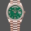 Super Clone Unisex's Rolex Day Date 36-128238 0132, Champagne Dial, Yellow Gold Bracelet, Champagne