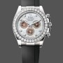 Super Clone Men's Rolex Daytona Cosmograph-126589RBR 0001, 40mm, 2024 Release, White Mother of Pearl Dial
