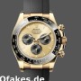 Super Clone Men's Rolex Cosmograph Daytona-126518LN, Yellow Gold