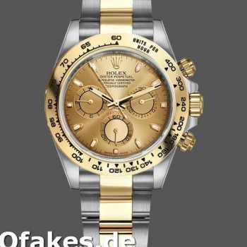 Super Clone Men's Rolex Cosmograph Daytona-116503, 40mm, Champagne Index Dial, Men’s Champagne