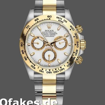 Super Clone Men's Rolex Cosmograph Daytona-116503, 40mm, White Index Dial, Men’s White