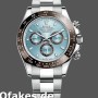 Super Clone Men's Rolex Cosmograph Daytona 40mm Men's-116506-50th Anniversary-Ice Blue Dial Ice Blue