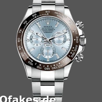 Super Clone Men's Rolex Cosmograph Daytona-116506, 40mm, Platinum, Ice Blue Dial, Men’s Ice Blue