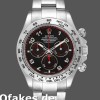 Super Clone Men's Rolex Cosmograph Daytona-116509, 40mm, White Gold, Black Arabic Dial, Men’s Black