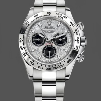 Super Clone Men's Rolex Cosmograph Daytona-116509, 40mm, Meteorite Grey Dial, Men’s Meteorite Grey