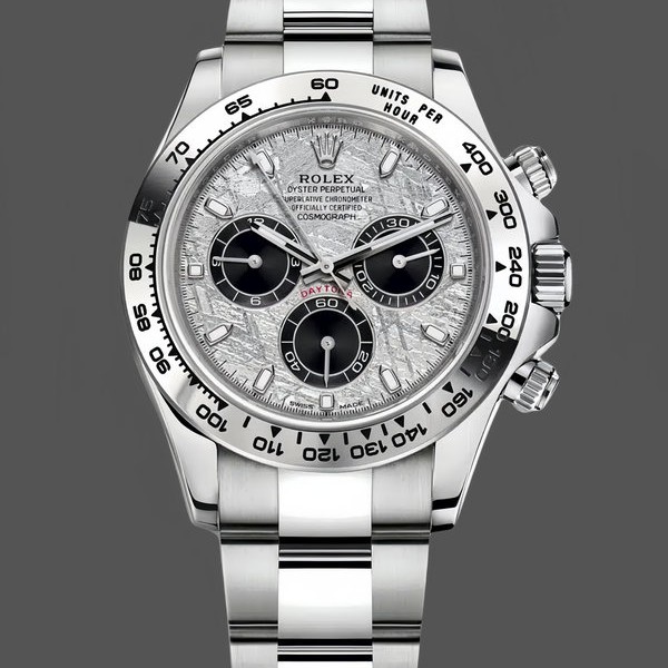 Super Clone Men's Rolex Cosmograph Daytona-116509, 40mm, Meteorite Grey Dial, Men’s Meteorite Grey