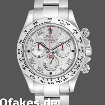 Super Clone Men's Rolex Cosmograph Daytona-116509, 40mm, Meteorite Grey Roman Dial, Men’s Meteorite Grey