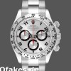 Super Clone Men's Rolex Cosmograph Daytona-116509, 40mm, White Gold, Silver Arabic Dial, Men’s Silver