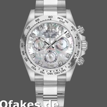 Super Clone Men's Rolex Cosmograph Daytona-116509, 40mm, White MOP Dial, Men’s MOP