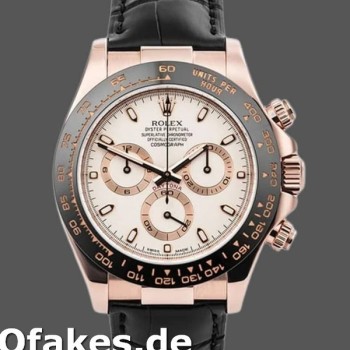Super Clone Men's Rolex Cosmograph Daytona 40mm Men's-116515-Ivory Dial Ivory