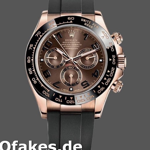 Super Clone Men's Rolex Cosmograph Daytona 40mm Men's-116515LN-Chocolate Arabic Dial Chocolate