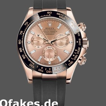Super Clone Men's Rolex Cosmograph Daytona 40mm Men's-116515LN-Everose Gold-Pink Dial Pink