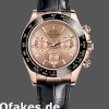 Super Clone Men's Rolex Cosmograph Daytona 40mm Men's-116515LN-Leather Strap-Pink Dial Pink