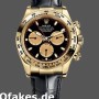 Super Clone Men's Rolex Cosmograph Daytona 40mm Men's-116518-Black & Champagne Dial Black<br />