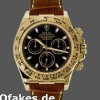 Super Clone Men's Rolex Cosmograph Daytona 40mm Men's-116518-Brown Leather Strap Black