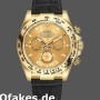 Super Clone Men's Rolex Cosmograph Daytona 40mm Men's-116518-Champagne Dial-Yellow Gold Bezel Champagne