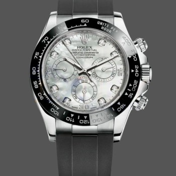 Super Clone Men's Rolex Cosmograph Daytona 40mm Men's-116519-Mother of Pearl Dial MOP