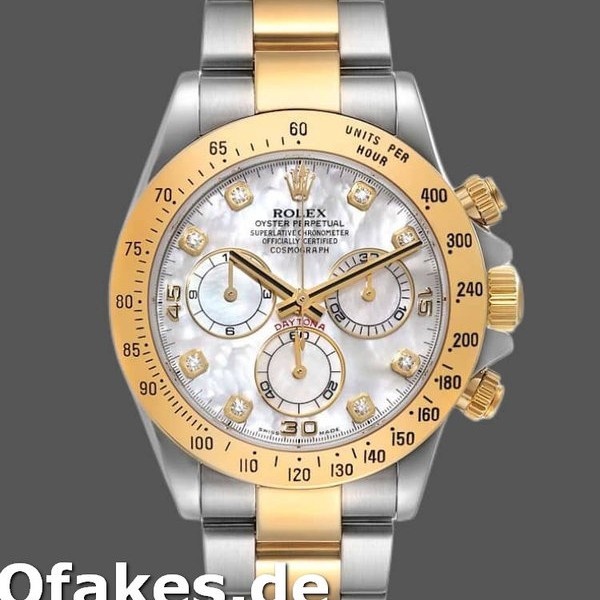 Super Clone Men's Rolex Cosmograph Daytona 40mm Men's-116523-Diamond-MOP Dial MOP