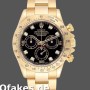 Super Clone Men's Rolex Cosmograph Daytona-116528, 40mm, Black Diamond Dial, Men’s Black
