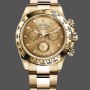Super Clone Men's Rolex Cosmograph Daytona-116528, 40mm, Champagne Index Dial, Men’s Champagne
