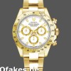Super Clone Men's Rolex Cosmograph Daytona-116528, 40mm, White Index Dial, Men’s White