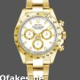 Super Clone Men's Rolex Cosmograph Daytona-116528, 40mm, White Index Dial, Men’s White