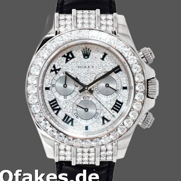 Super Clone Men's Rolex Cosmograph Daytona 40mm Men's-116599-Pave Diamond Dial pave diamond