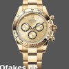 Super Clone Men's Rolex Cosmograph Daytona 126508 40MM Yellow Gold with Green Dial Champagne
