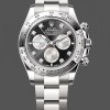 Super Clone Men's Rolex Cosmograph Daytona-126509 0002, 40mm, Diamond Mark, Black