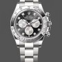 Super Clone Men's Rolex Cosmograph Daytona-126509 0002, 40mm, Diamond Mark, Black