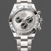 Super Clone Men's Rolex Cosmograph Daytona-126509 0003, 40mm, Silver Dial, Silver and Black
