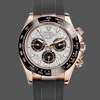 Super Clone Men's Rolex Cosmograph Daytona 40mm Meteorite Dial Everose Gold - 116515LN 0055 Meteorite Dial
