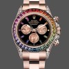 Super Clone Men's Rolex Cosmograph Daytona 40-116595RBOW, Black Sapphire, Rainbow Dial Black Dial