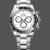 Super Clone Men's Rolex Cosmograph Daytona 40MM Oystersteel M126500LN - Classic Black Dial White