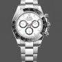 Super Clone Men's Rolex Cosmograph Daytona 40MM Oystersteel M126500LN - Classic Black Dial White