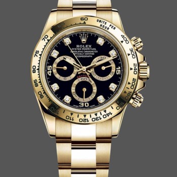Super Clone Men's Rolex Daytona-116508 0008, 40mm, Black