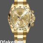 Super Clone Men's Rolex Daytona-116508, 40mm, Yellow Gold, Champagne Index Dial, Men’s Champagne