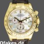 Super Clone Men's Rolex Daytona 40mm Men's-116518-MOP Diamond Dial-Yellow Gold MOP Diamond