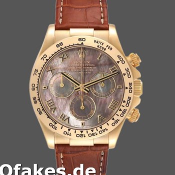 Super Clone Men's Rolex Daytona 40mm Men's-116518-Mother of Pearl Dial MOP