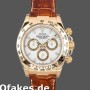 Super Clone Men's Rolex Daytona 40mm Men's-116518-Yellow Gold-Automatic-White Dial White