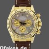 Super Clone Men's Rolex Daytona 40mm Men's-116518-Yellow Gold-Dark MOP-Diamonds Dial Luxury