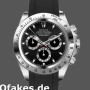 Super Clone Men's Rolex Daytona 40mm Men's-116519-Black Dial-Black Rubber Strap Black<br />