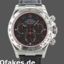 Super Clone Men's Rolex Daytona 40mm Men's-116519-Black Racing Dial-Leather Strap Black<br />