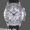 Super Clone Men's Rolex Daytona 40mm Men's-116519-Mother of Pearl-Arabic Dial White